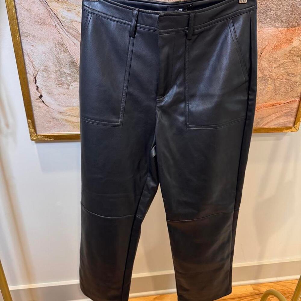 7 for all mankind faux leather pants